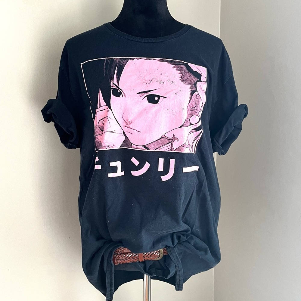 Street Fighter Anime Short Sleeve Tee sz XL